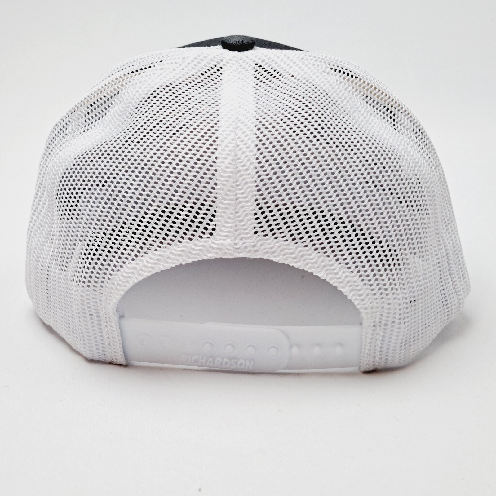 Richardson 112 Trucker Cap Hat Mesh Snapback Gray White Pioneer Seed Patch