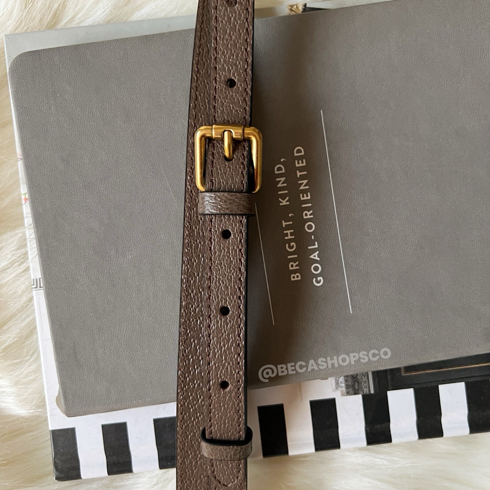 Genuine Leather Crossbody Shoulder Strap Replacement For Gucci Bag