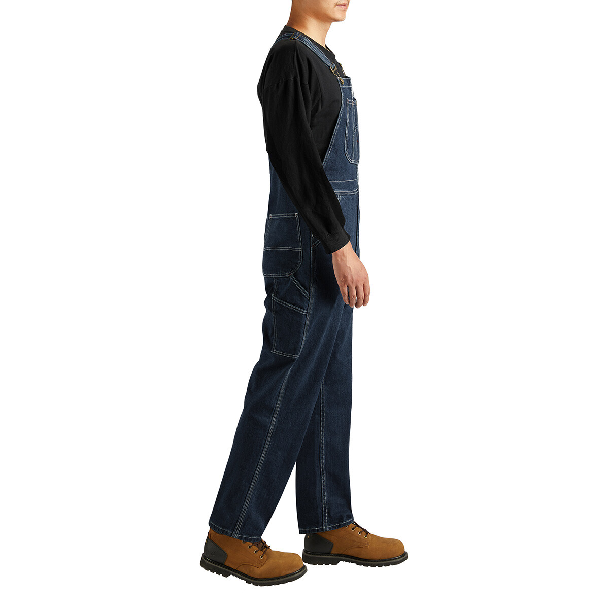 HISEA Men Bib and Brace Dungaree Overalls Heavy Duty Workwear Coveralls Jumpsuit