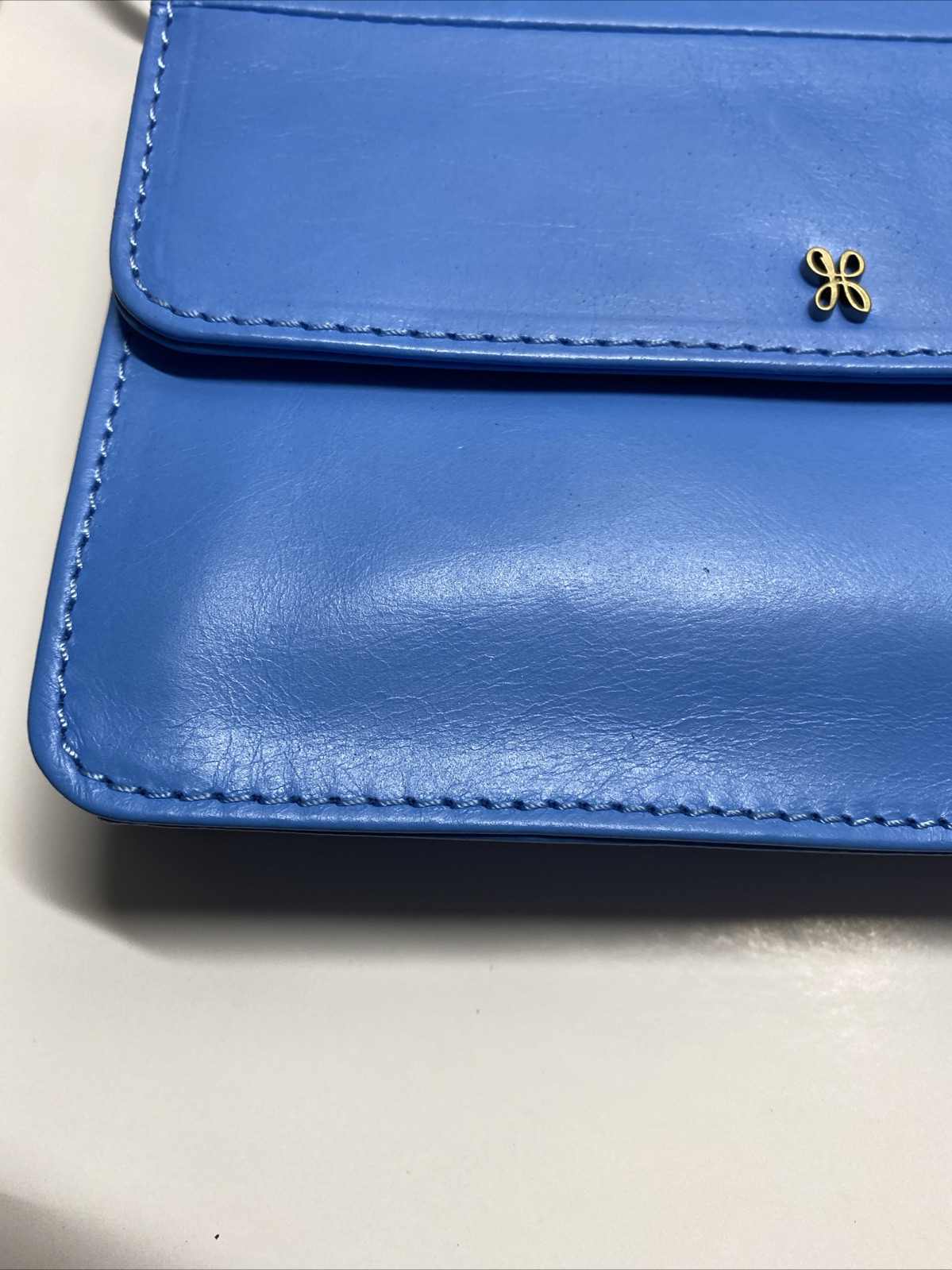 HOBO Jill Wallet Women’s Crossbody Bag Purse in Tranquil Blue