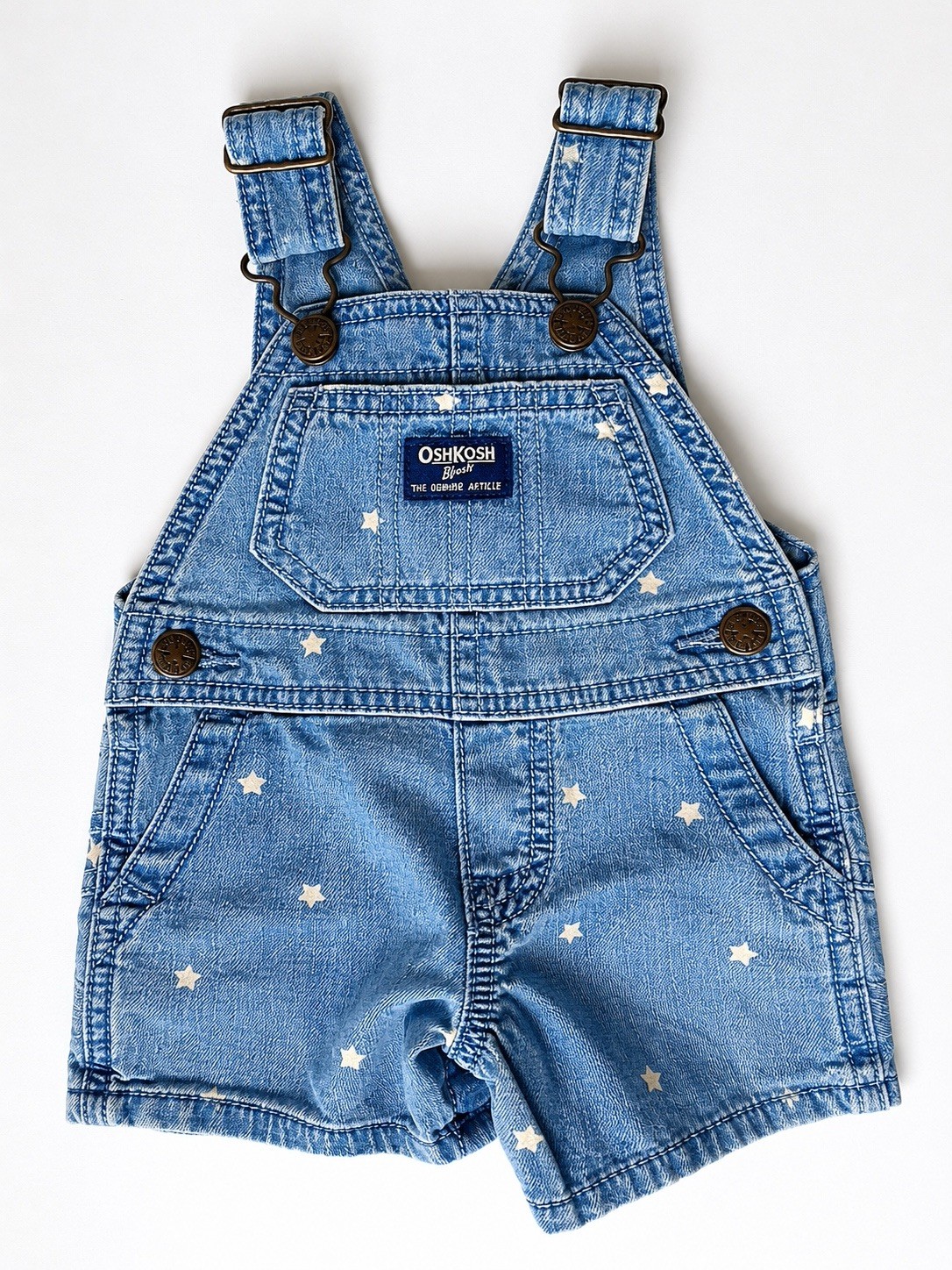 Oshkosh B’gosh Shortalls Stars 4th Of July 3 Months