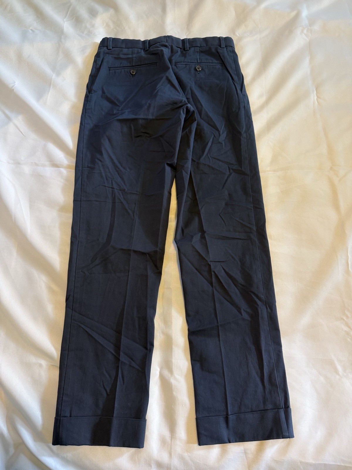 Polo Ralph Lauren Men’s Navy Blue Stretch Twill Dress Pants Cuffed NWOT Multi