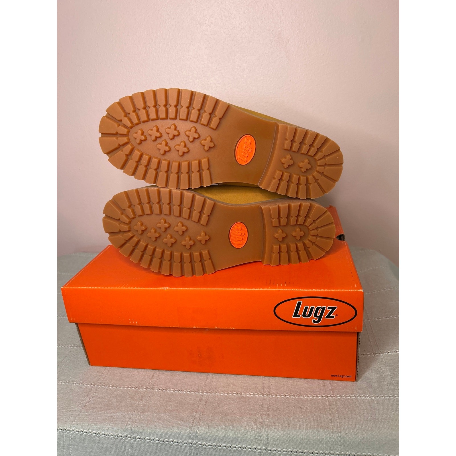 Lugz Men’s Convoy 6 Inch Boot Golden Wheat Bark Tan Gum Size 8 W MCNWK