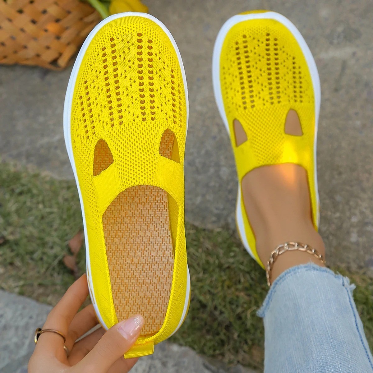 Women’S Casual Shoes Breathable Comfortable Orthopedic Shoes Non Slip Sneakers f