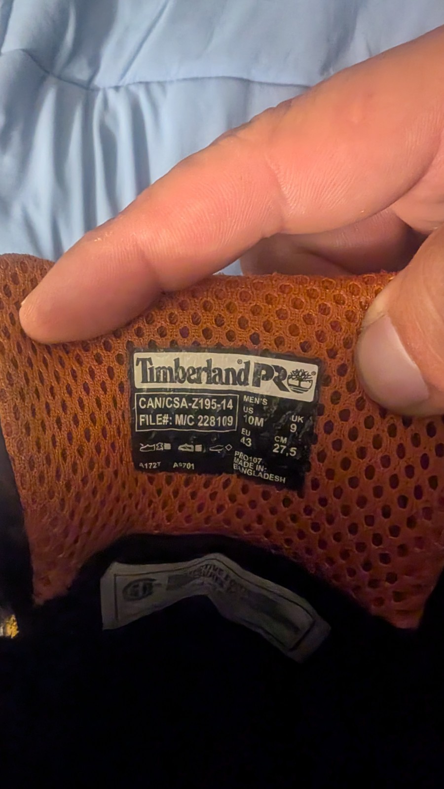 Timberland PRO 6″ Steel Toe Endurance External Met Guard – Size 10 M Mens