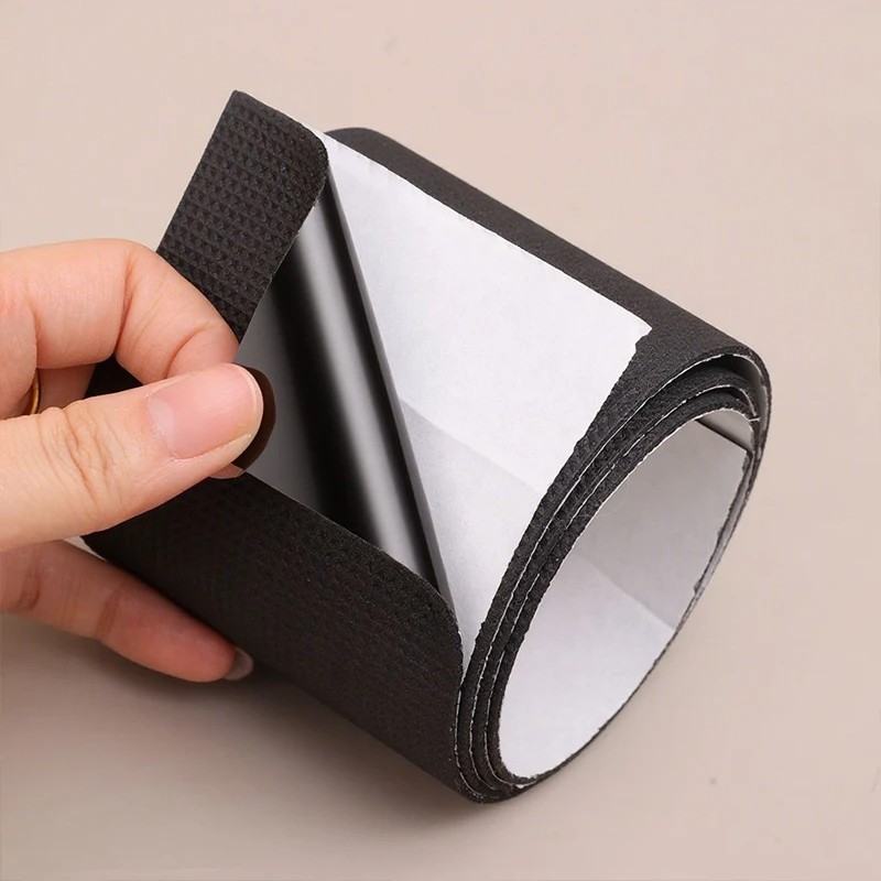 Self-Adhesive EVA Shoe Sole Repair Patch Black Rubber Anti-Slip Protector Pads