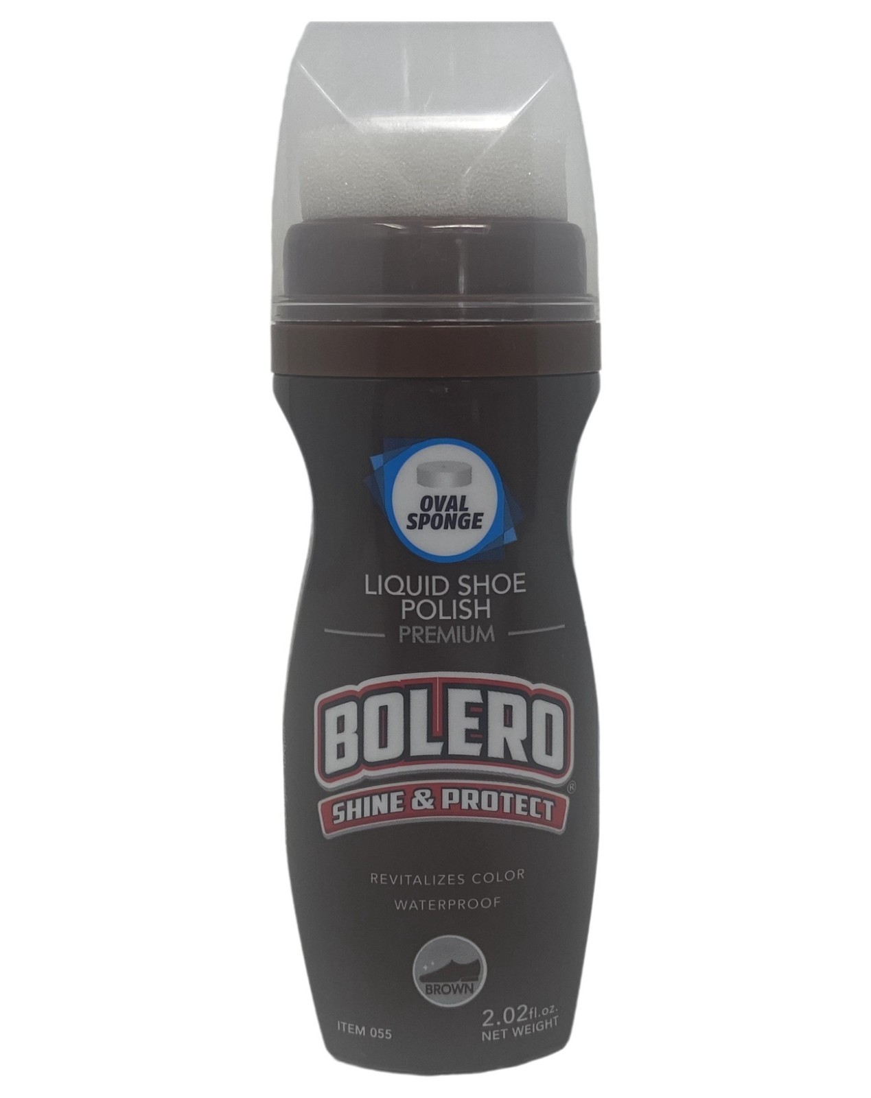 2 PK Bolero Liquid Shoe Polish Shine Protect Waterproof 60mL Color Renewal