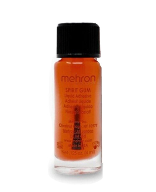 Mehron Makeup Spirit Gum Adhesive SPFX Glue,Crepe Hair, wigs, prosthetic 0.125oz