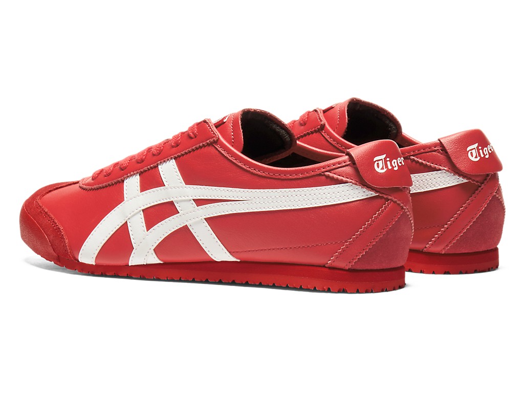Onitsuka Tiger Genuine MEXICO 66 1183C102 RED / WHITE US Buyer No Import duties