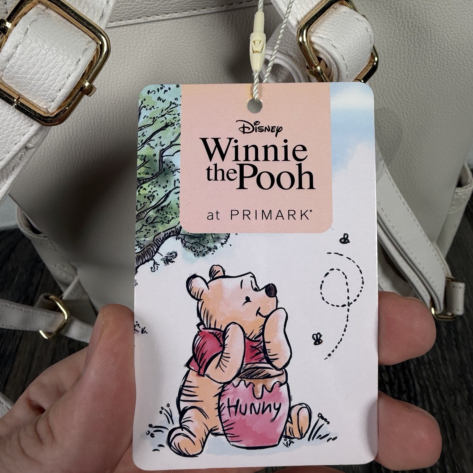 Primark Disney Winnie The Pooh and Friends Faux Leather Backpack 13″ Exclusive
