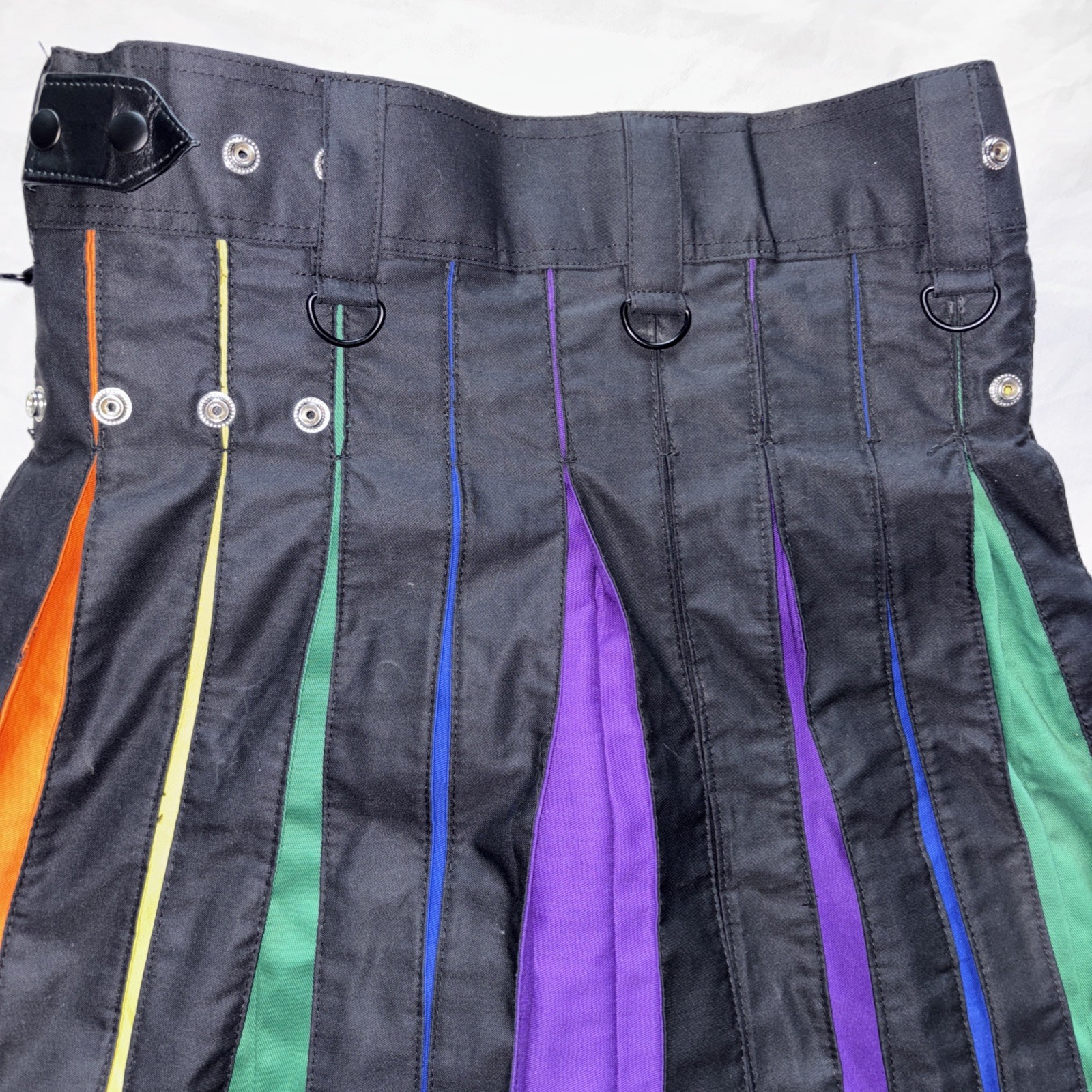All Kilts Sport Kilts Black Rainbow 30 Excellent Pride LGBTQ+