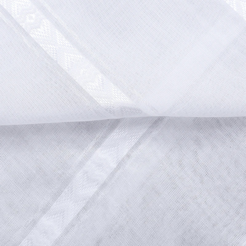 White Arab Square Scarf for Women Men Muslim Shawl Headwrap Plaid Stripe Printed