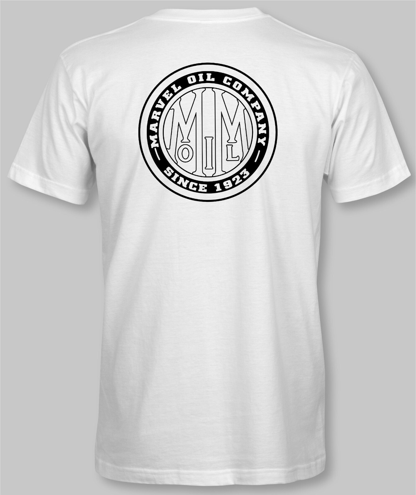 Marvel Mystery Oil Retro T-Shirt 50/50 Cotton Blend james hot rat rod jesse