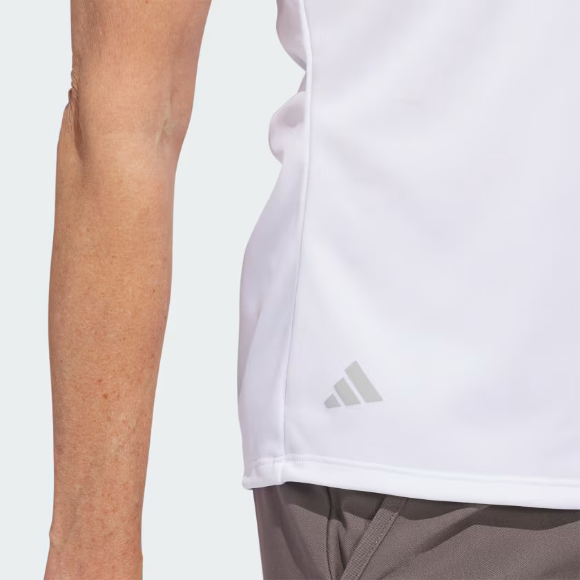 adidas women Women’s Solid Performance Short Sleeve Polo Shirt