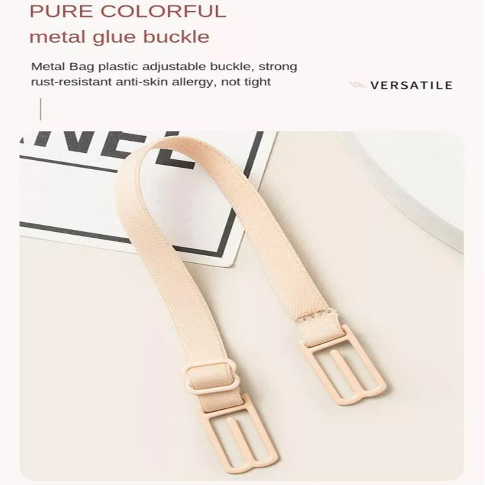 4 PCS Anti Slip Straps Clips Holder Bra Women Non-Slip Adjustable Bra Rope Back