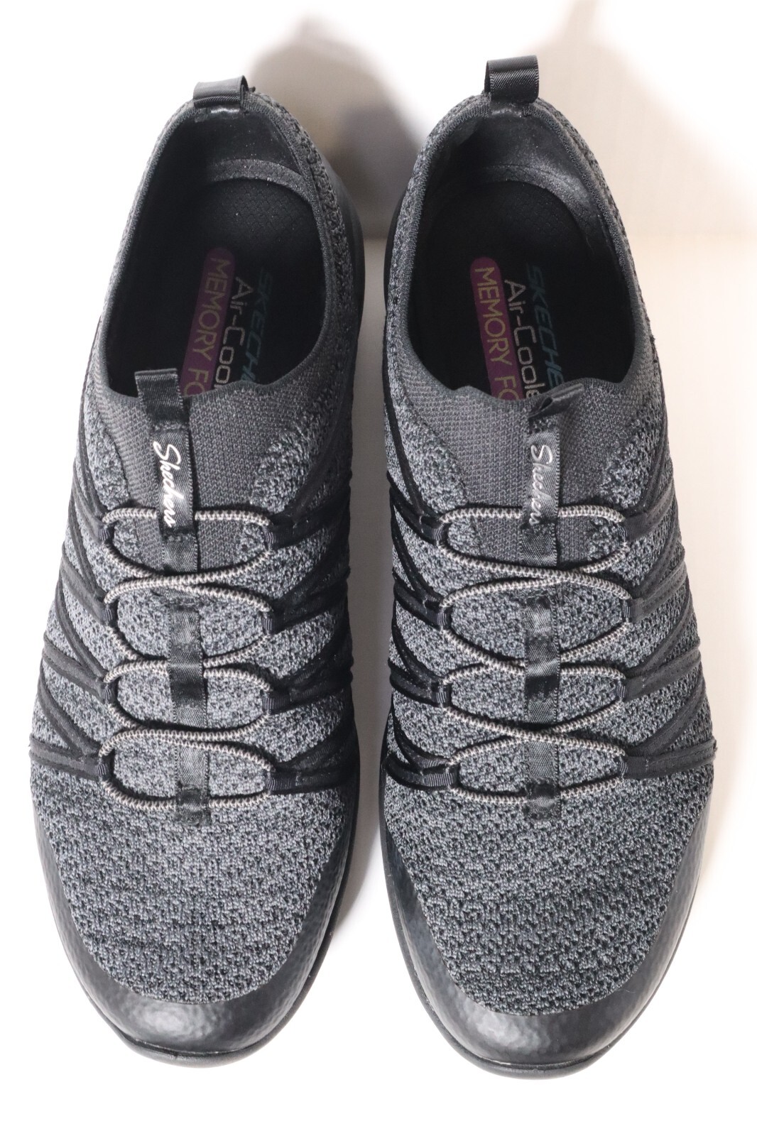 Skechers Women’s Slip-Ins Air Cooled Memory Foam Comfort Shoes BLACK SIZE 10