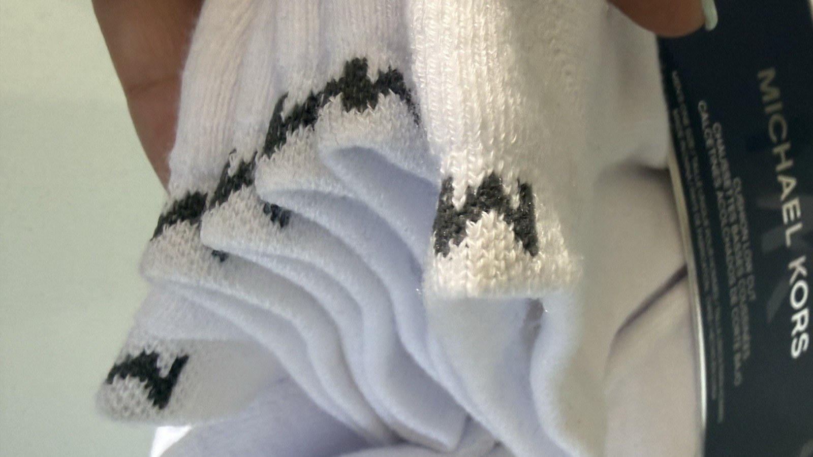 Michael Kors Men’s Cushioned Low Cut Socks 6 Pair Pack White One Size NWT