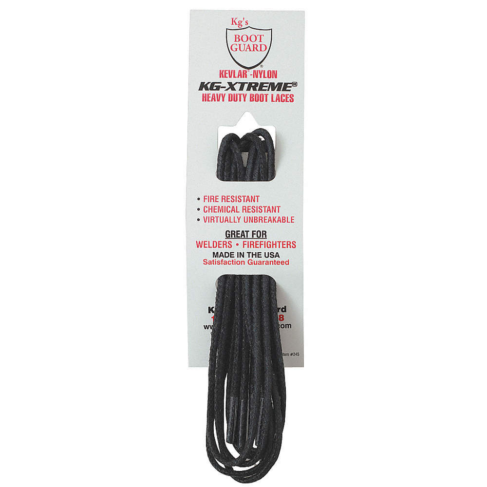 KG’s Boot Guard KG-EXTREM made w/Kevlar Heavy Duty Chemical & Fire Re Boot Laces