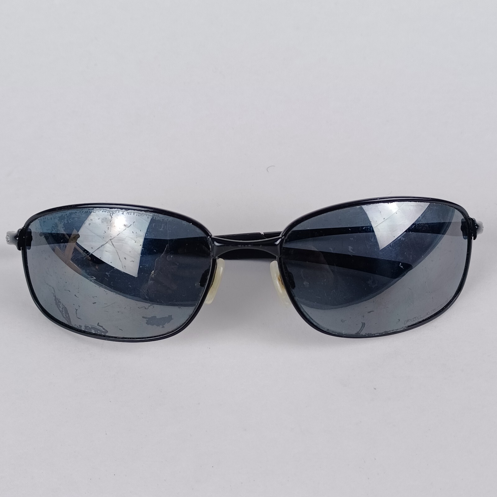 Oakley Taper Sunglasses Frame OO4074-04 Shiny Black Wrap Metal 61 17 121mm