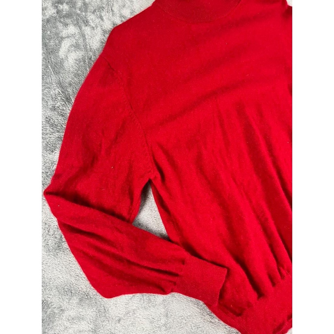 Paul Fredrick Red 100% Cashmere Sweater Women’s Medium Luxury 2-Ply Pullover