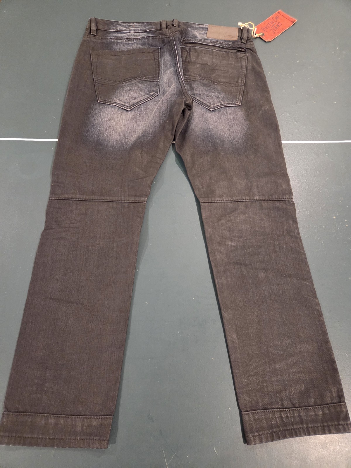 Rivet De Cru Eclipse Moto Jeans Size 38/32 MSRP $145.00 Free Ship