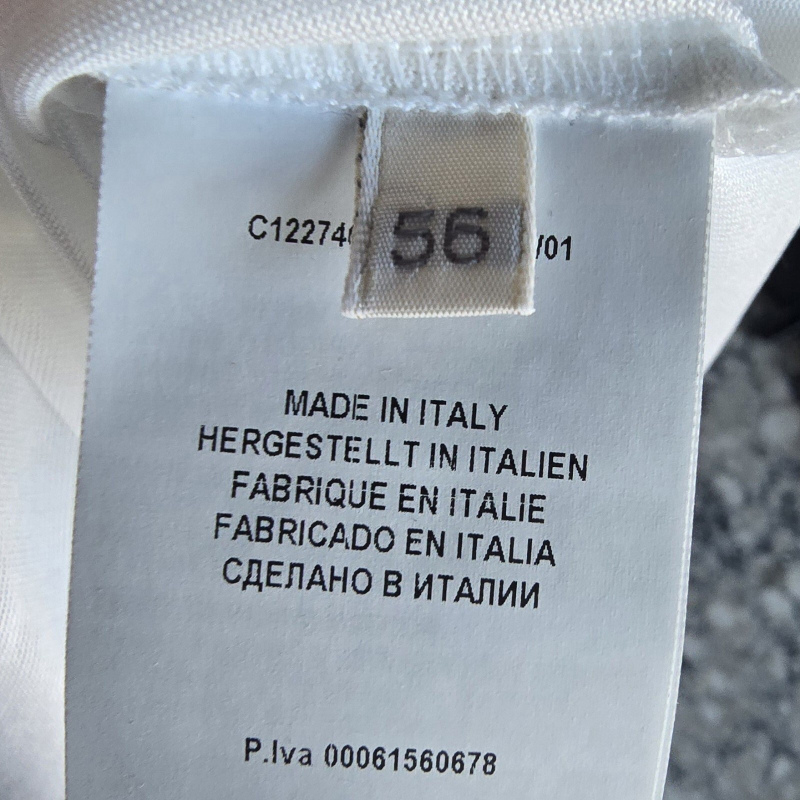 New Maus & Hoffman Roman Cotton Mock Turtleneck Short Sleeve Made In Italy XL