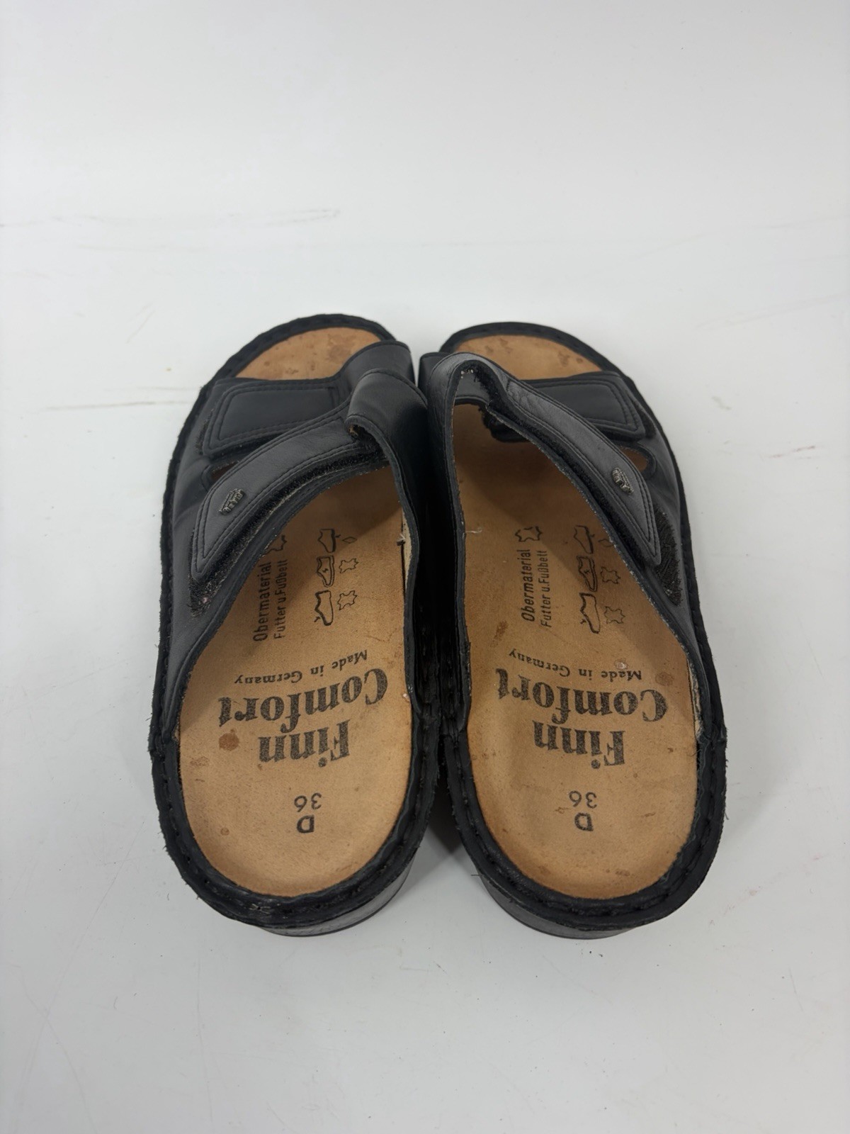 Finn Comfort Women’s Size 36 D US 5.5 Sandal Soft Jamaica Black Made In Germany