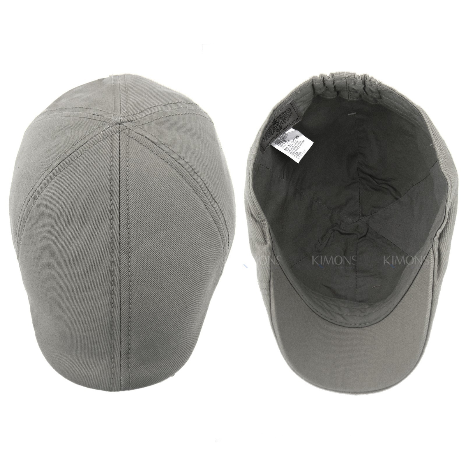 Solid Cotton Gatsby Cap Mens Ivy Hat Golf Driving Summer Sun Flat Cabbie Newsboy