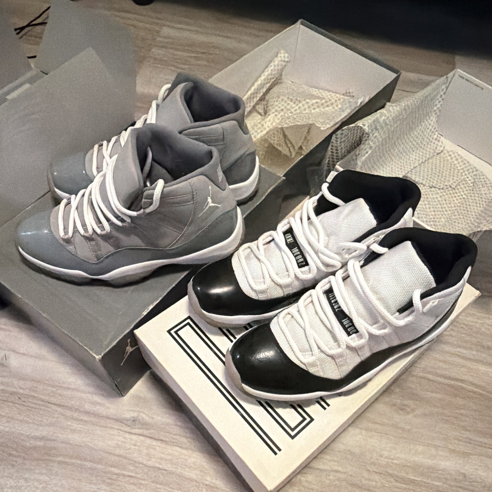 Air Jordan 11 Cool Grey & Concord Lot of 2
