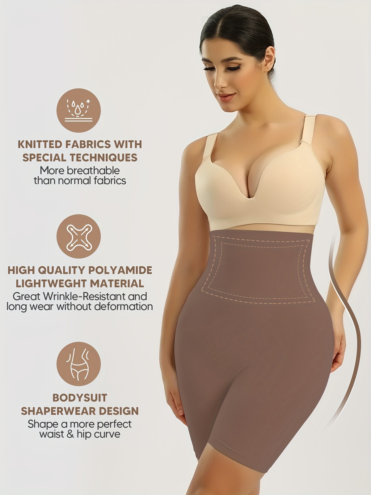 Women Tummy Control Shapewear High Waisted Body Shaper Shorts Slimming Panties