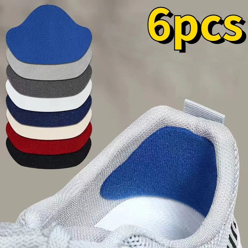 6PCS Heel Repair Patches Self Adhesive Shoe Heel Protectors Anti Wear Pad Insole