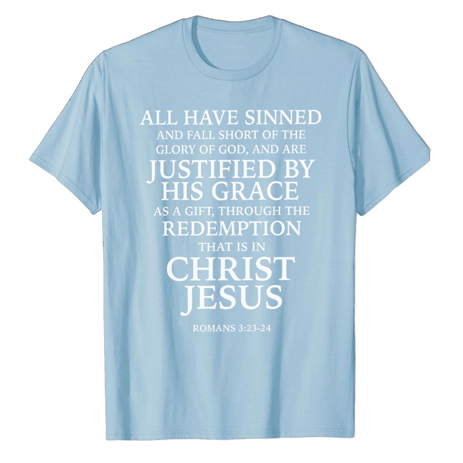 Redemption Jesus Christ Roman T-Shirt Faith in God Christian Bible Catholic Tee