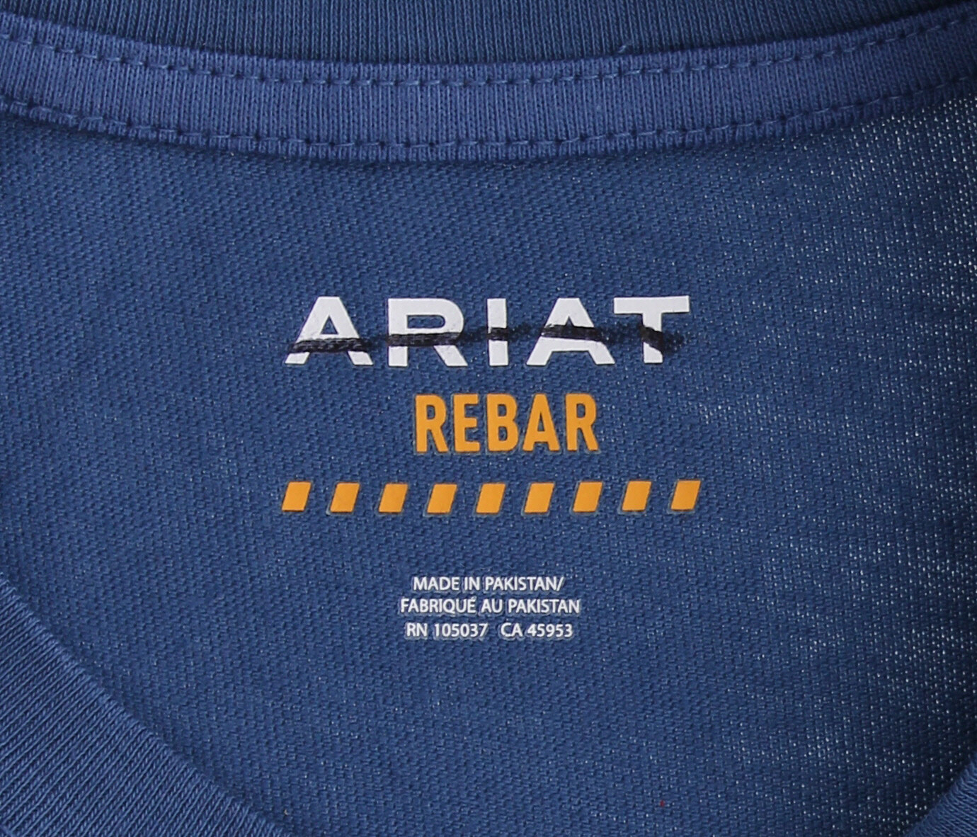 Ariat Rebar Men’s T-Shirt Cotton Strong, Big & Tall Raglan SS Basic Pocket Tee