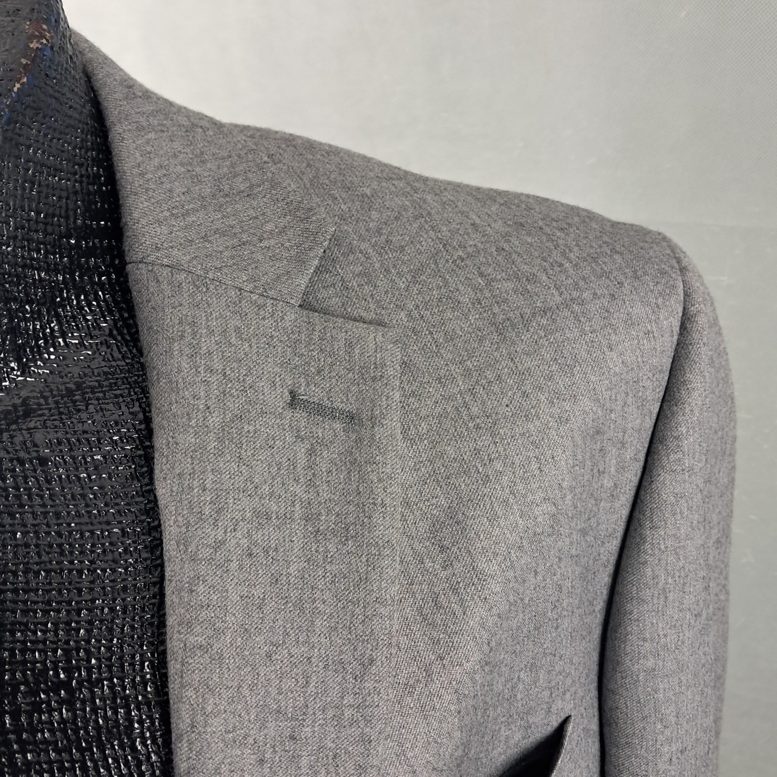 LAUREN Ralph Lauren Sportcoat 50R Mens Natural Stretch Gray Wool Blend Blazer