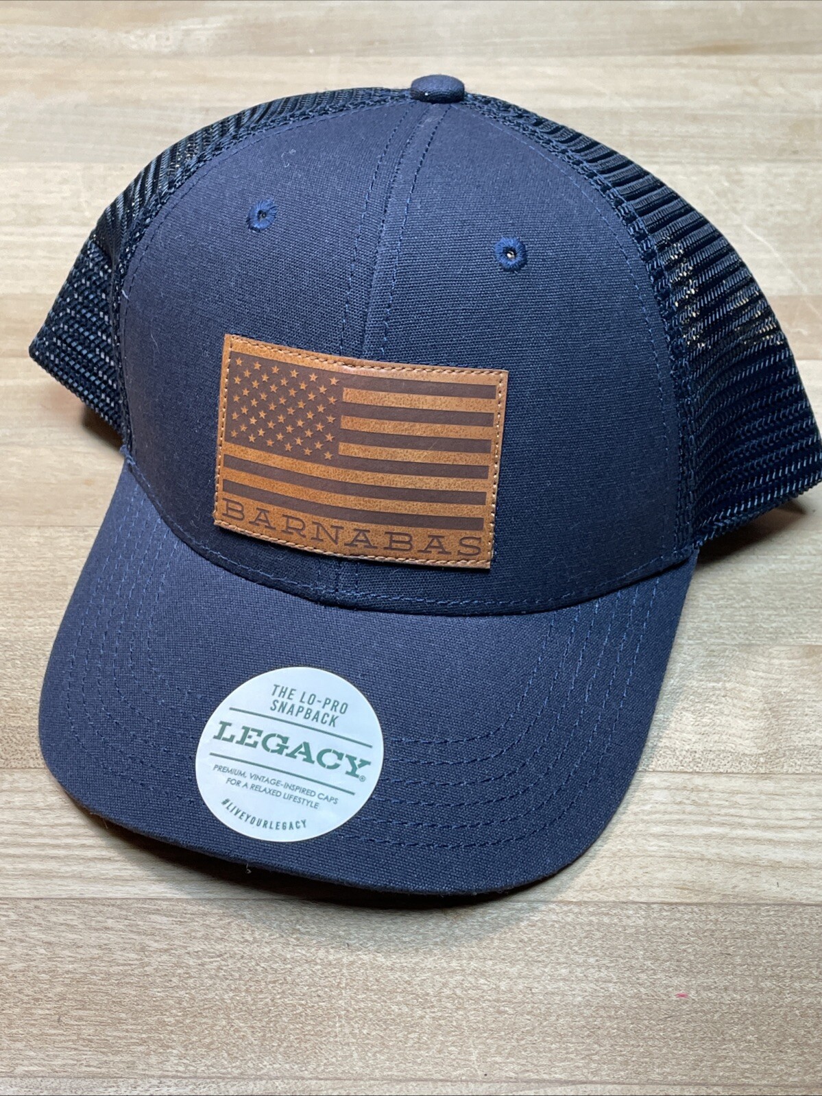 LEGACY Barnabas USA Flag Trucker Lo-Pro SnapBack CAP Hat With tag CLEAN