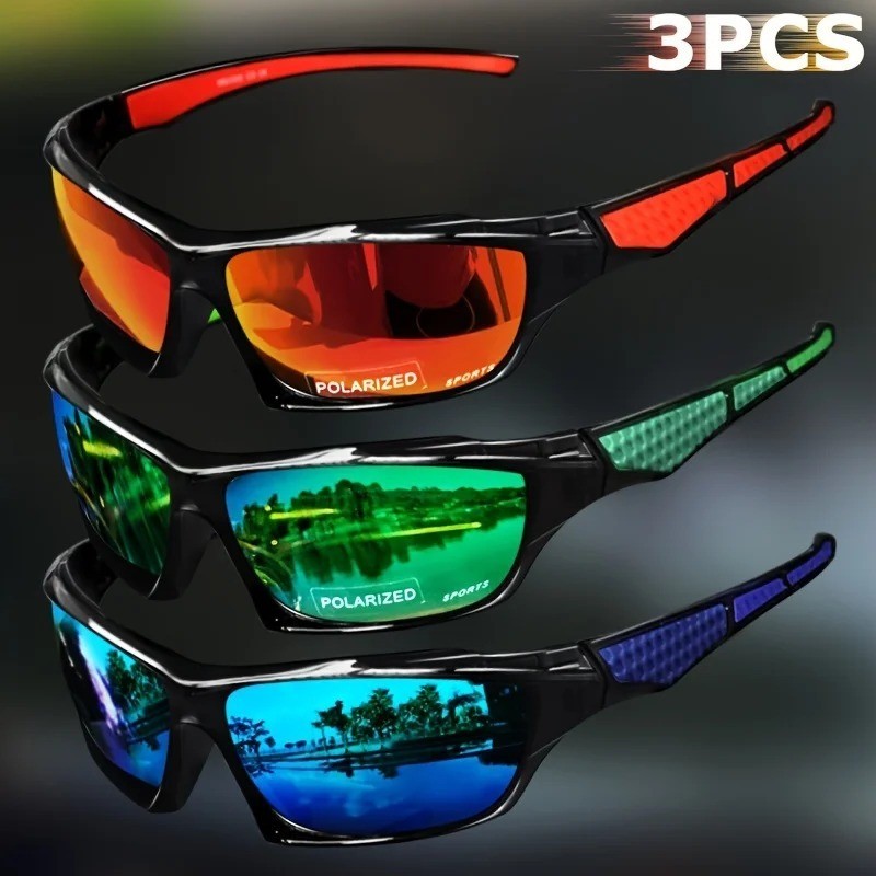 New 2026 Polarized Vertex Men AntiGlare Fishing Cycling Driving Sport Sunglasses
