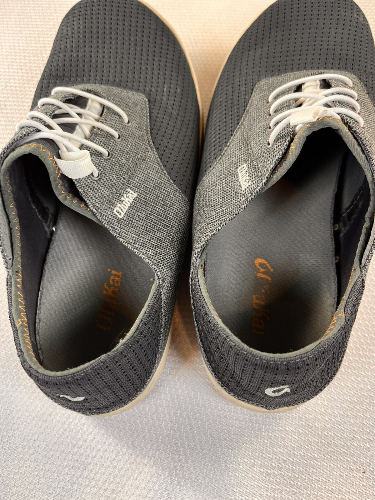 Olukai Nohea Moku Men’s Sneakers 10283-6C6C Dark Shadow Brand New