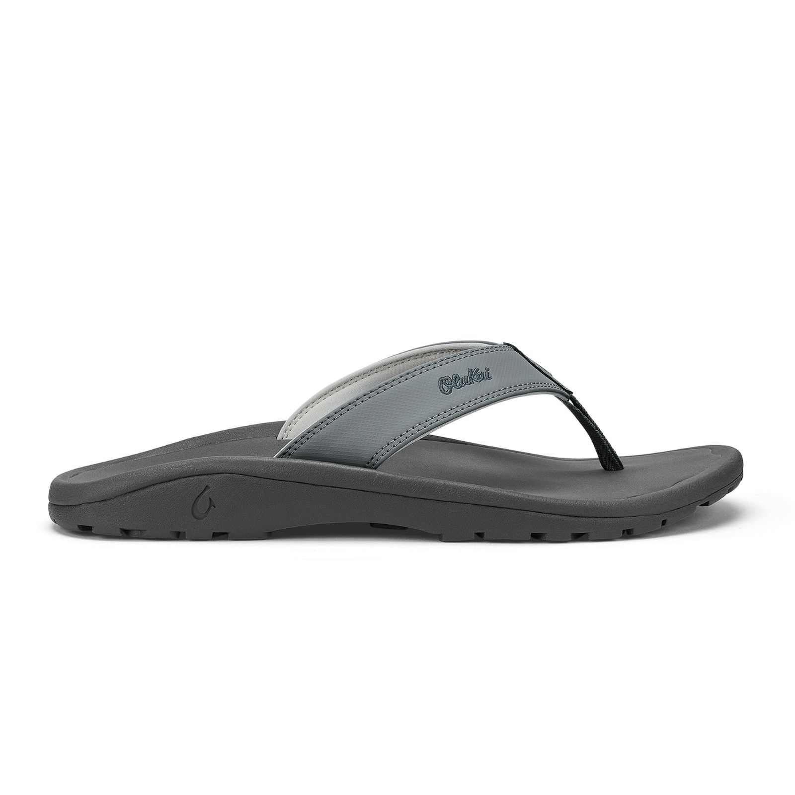 Olukai ‘Ohana Men’s Best Selling Beach Sandals Ash / Rock New Authentic