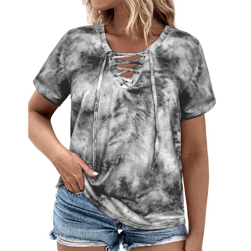 Plus Size Women’s Short Sleeved Comfortable Fabric Breathable T-Shirt Loose