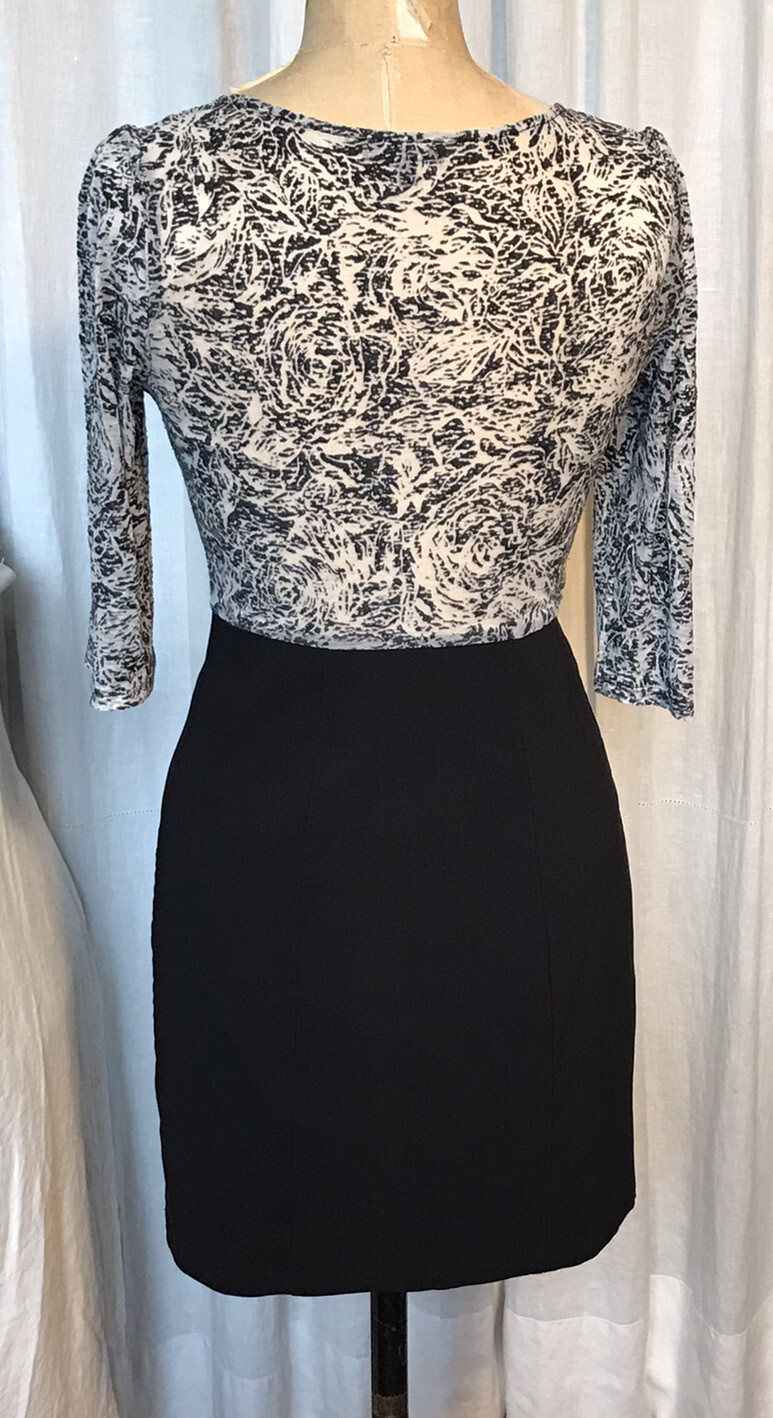 Express Womens Mesh Top Solid Skirt Dress Sz M pre-owned