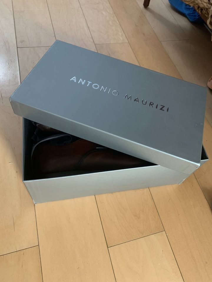 antonio maurizi leather oxford shoe 11.5