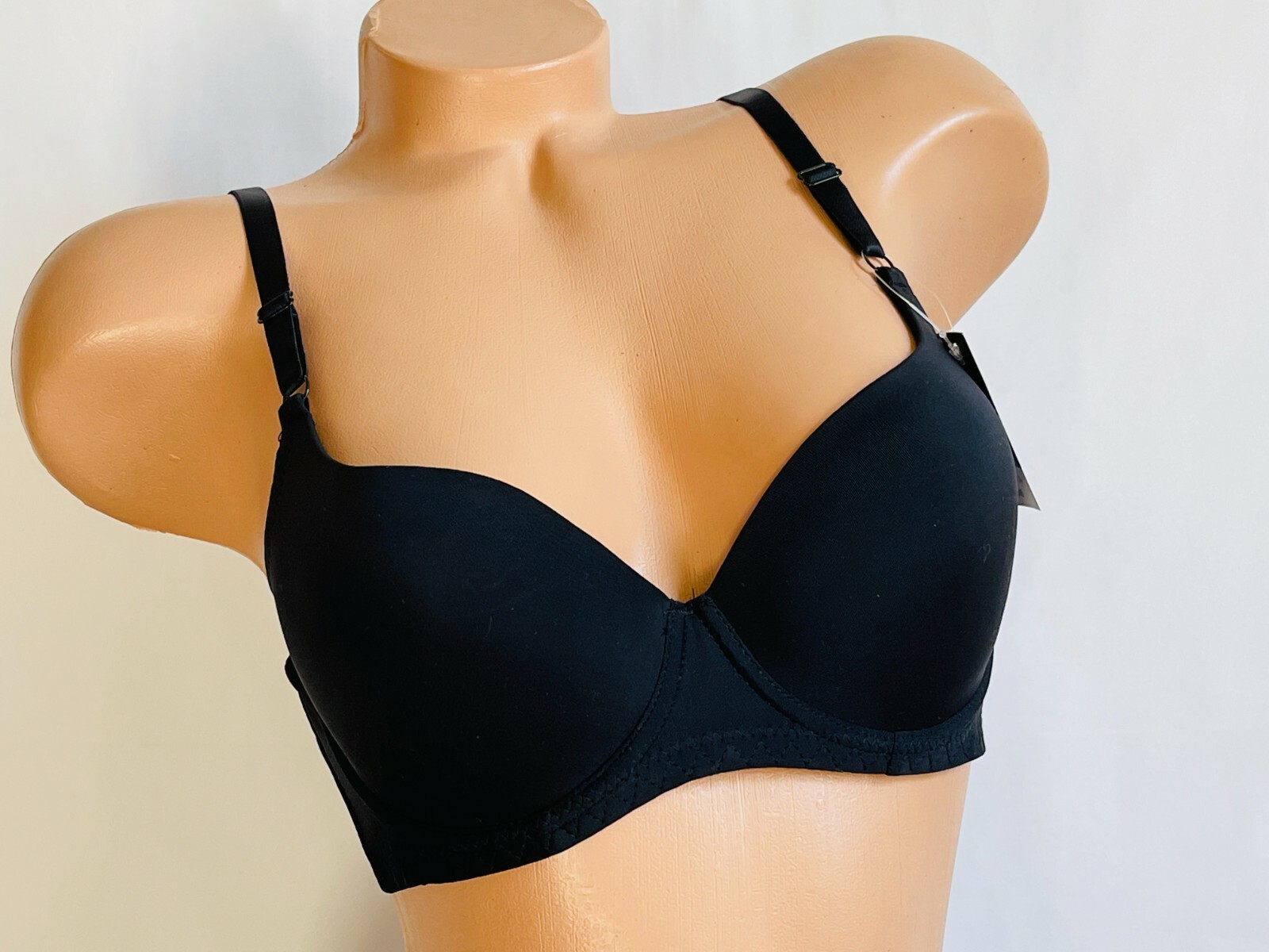 2-6 T-shirt Bras Lightly Lined Bra Soft Cup 3 Hook Full Cover Underwire 32B-42B