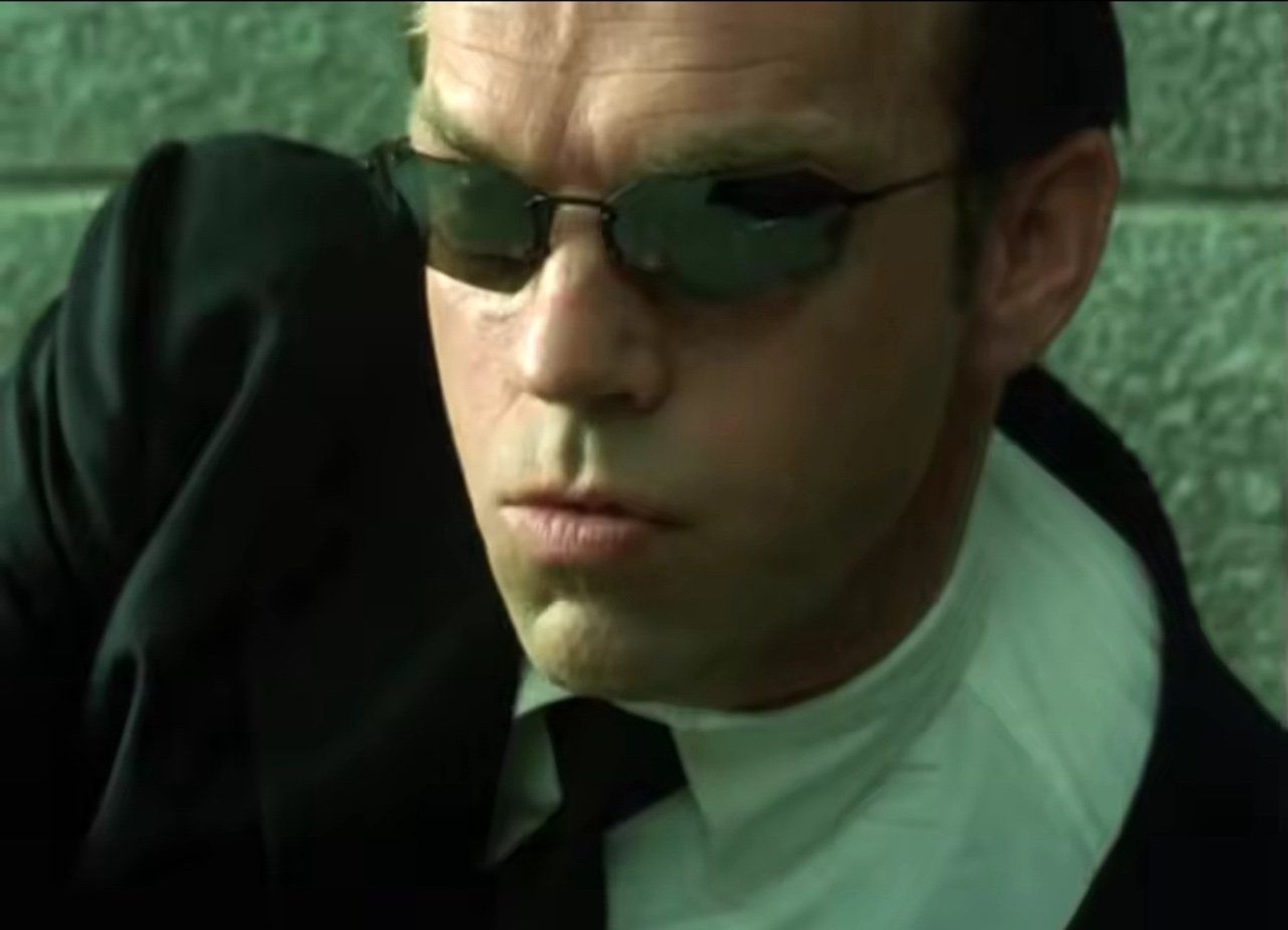 Fashion Cool The Matrix Agent Smith Neo Style Polarized Sunglasses Rimless