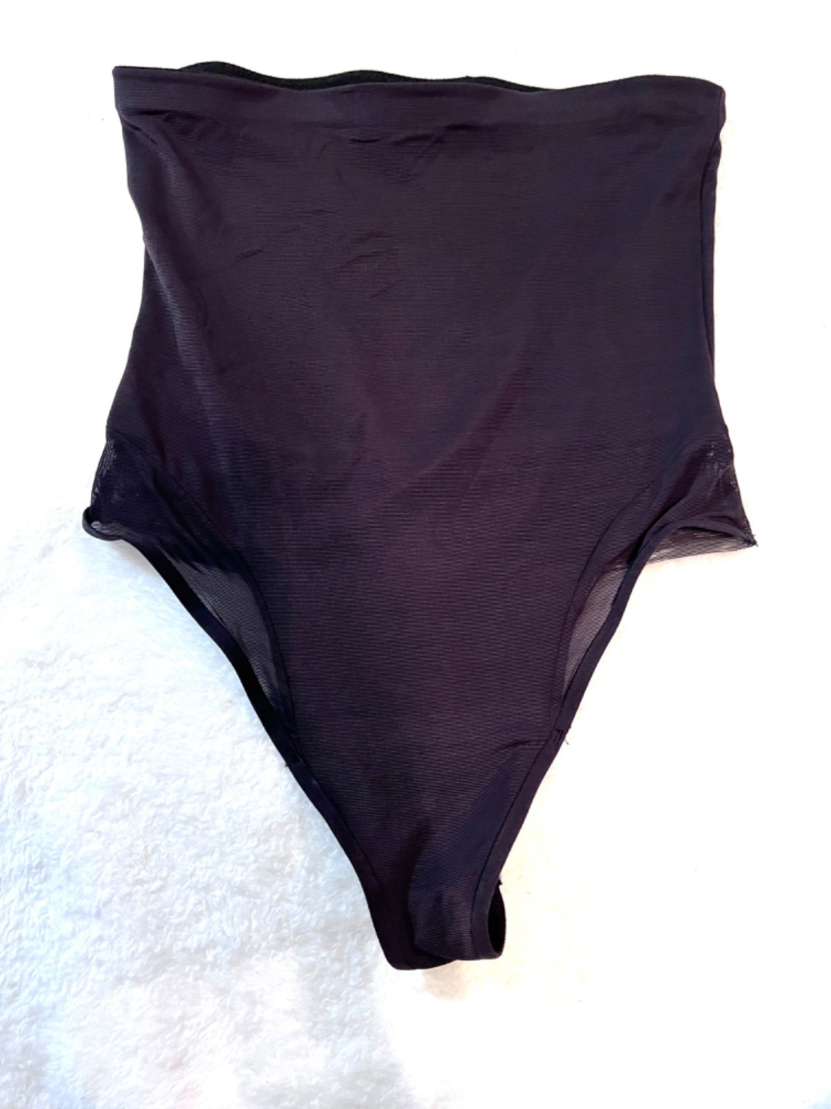 SlimShaper By Miracle Brands SZ XL High-Waist Black Shapewear Bodysuit