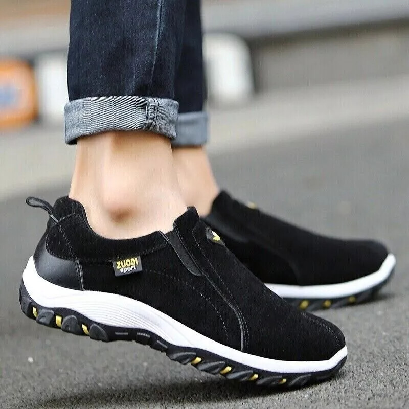Men’s Loafer Slip On Athletic Shoes Casual Walking Sneakers Outdoor Sports