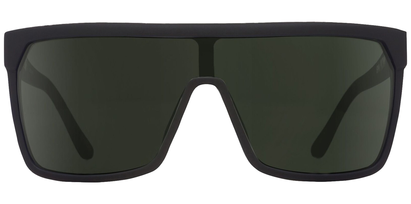 Spy Optic Flynn Matte Black Shield w/ Metal Plaque – 670323973863