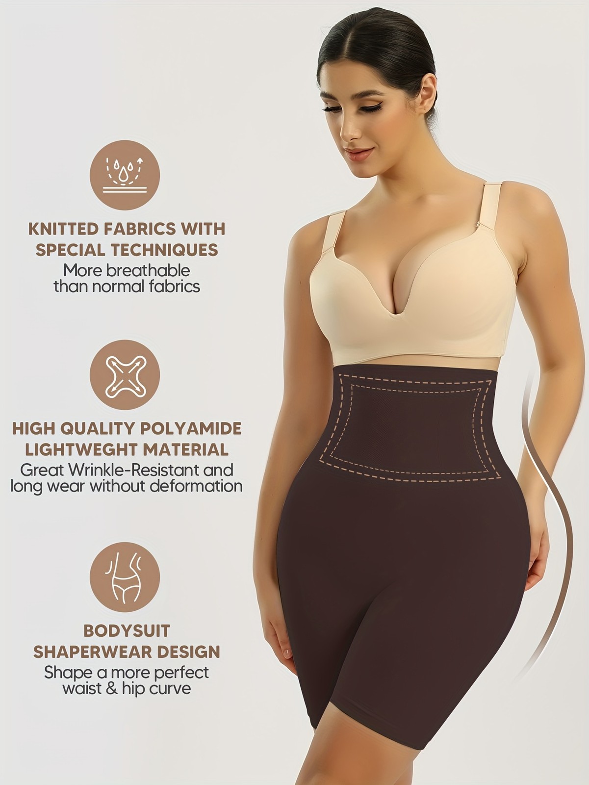 Women Tummy Control Shapewear High Waisted Body Shaper Shorts Slimming Panties