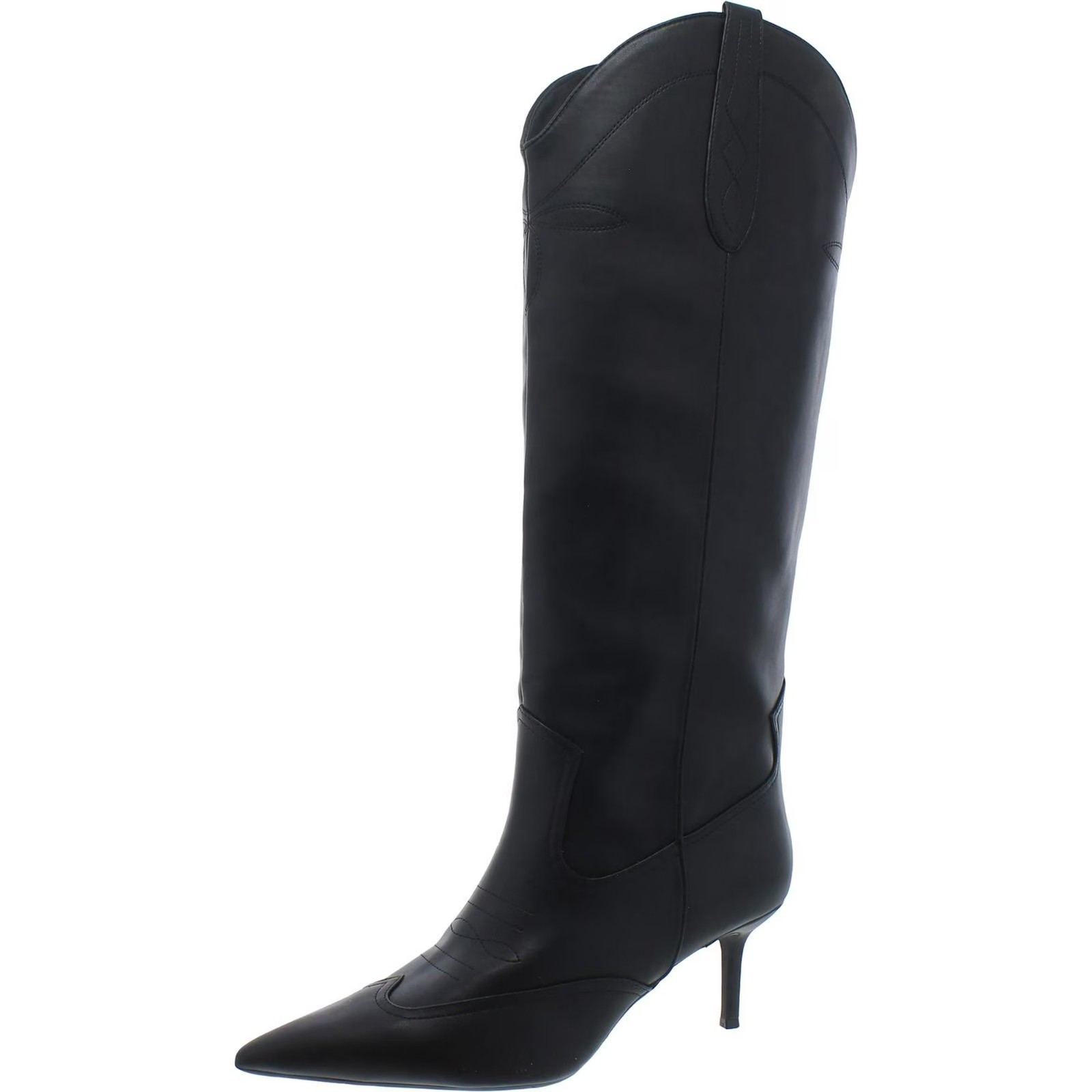 INC International Concept Hayleigh Knee-High Western Boots Black US Size 11