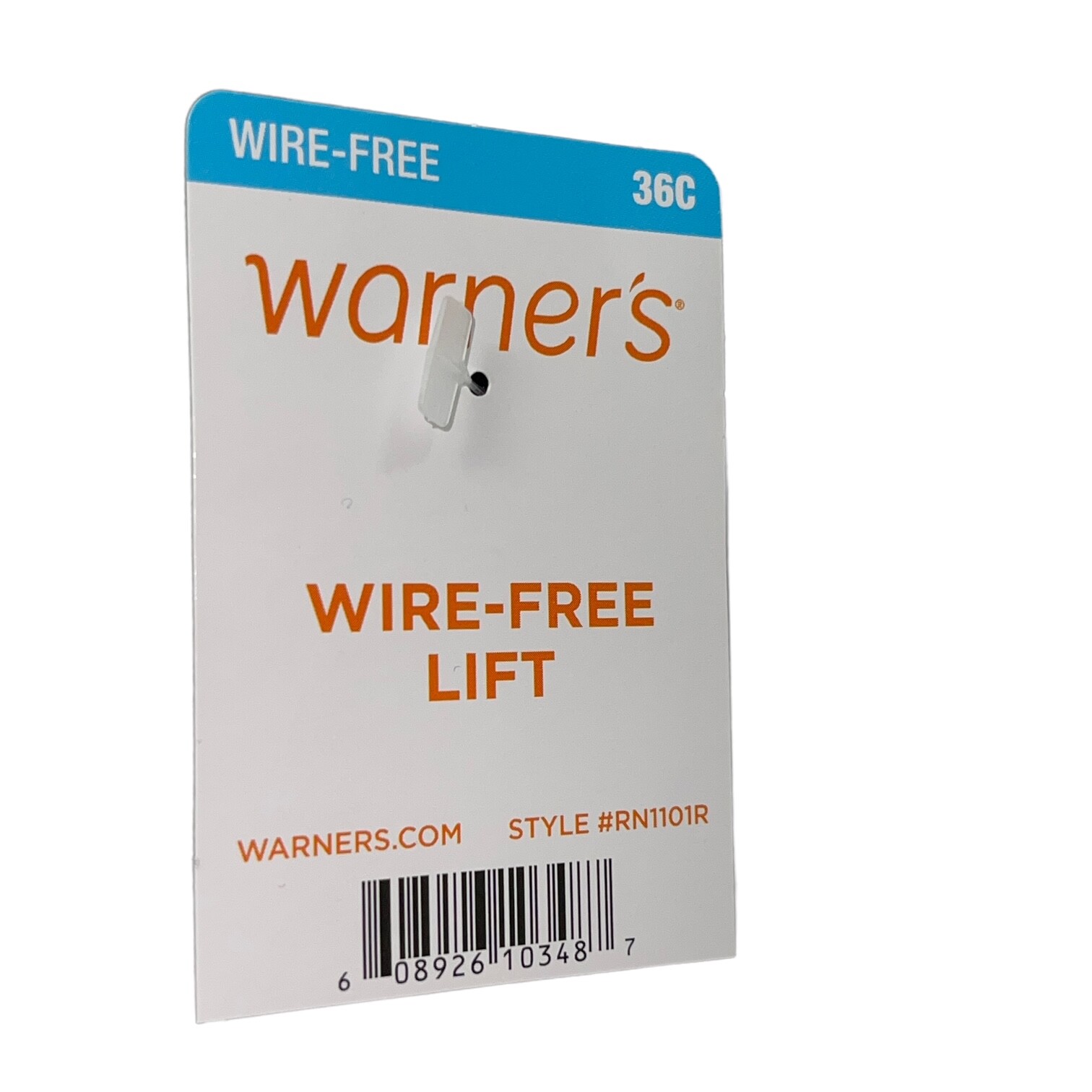 Warner’s Bra Wirefree Lift Jacquard Striped Textured Padded Lined Contour RN1101