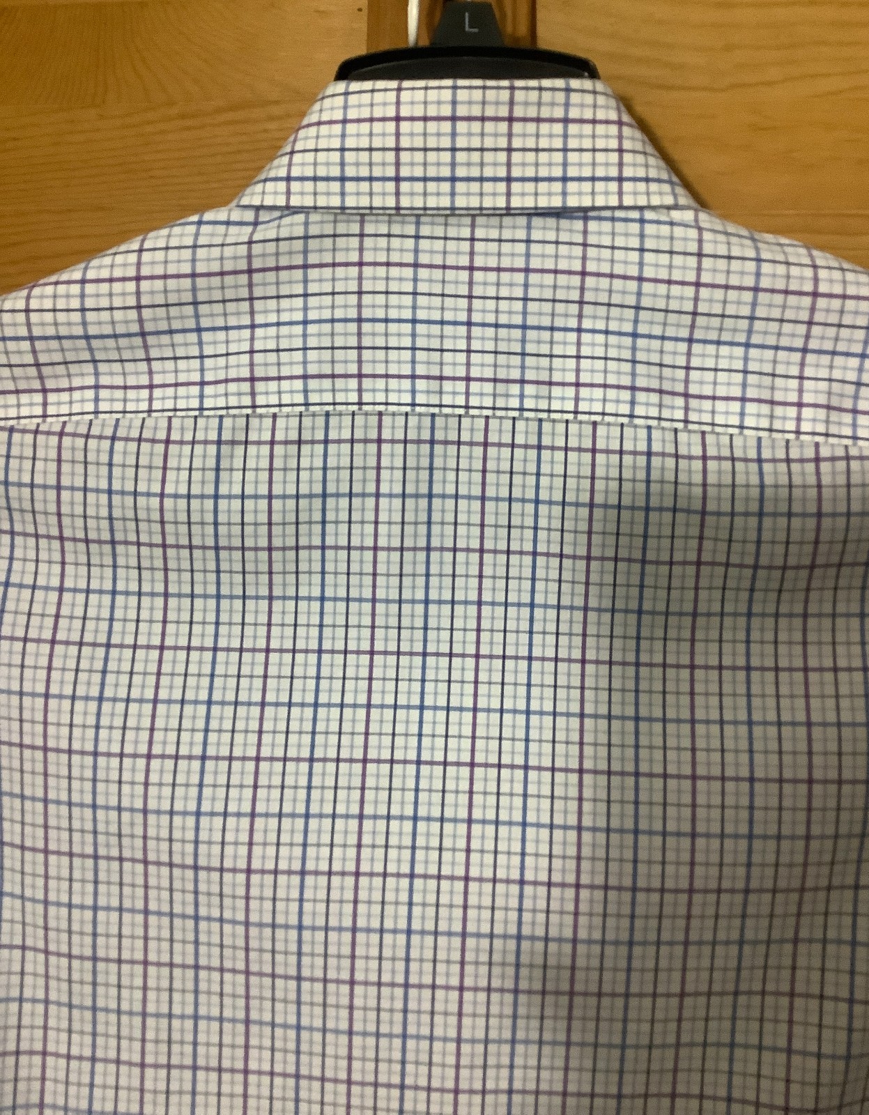 Michael Kors Plaid Button Long Sleeve Dress Shirt Medium 32/33 Non Iron